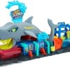 Hot Wheels City Ultra Shark Car Wash Πίστα Πλυντήριο Με Καρχαρία για 3+ Ετών