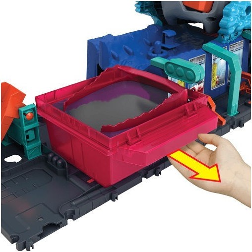 Hot Wheels City Ultra Shark Car Wash Πίστα Πλυντήριο Με Καρχαρία για 3+ Ετών