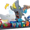 Hot Wheels City Ultra Shark Car Wash Πίστα Πλυντήριο Με Καρχαρία για 3+ Ετών