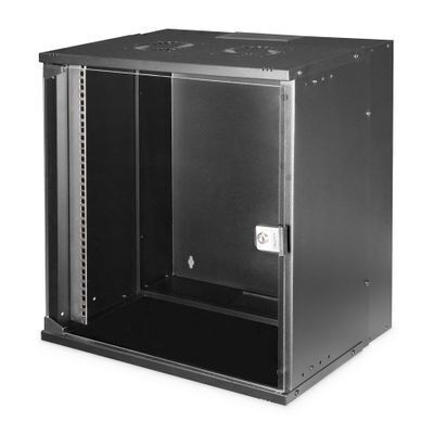 Digitus Επιτοίχια Καμπίνα Rack Μαύρο DN-49207
