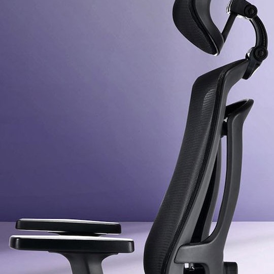 Καρέκλα Γραφείου με Ρυθμιζόμενα Μπράτσα Officepal Μαύρη Sharkoon