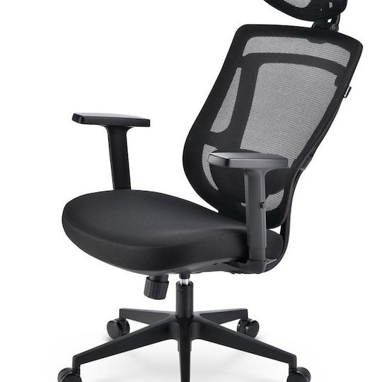 Καρέκλα Γραφείου με Ρυθμιζόμενα Μπράτσα Officepal Μαύρη Sharkoon