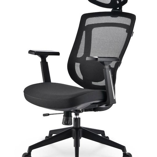 Καρέκλα Γραφείου με Ρυθμιζόμενα Μπράτσα Officepal C20 Μαύρη Sharkoon