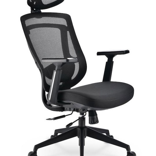 Καρέκλα Γραφείου με Ρυθμιζόμενα Μπράτσα Officepal C20 Μαύρη Sharkoon