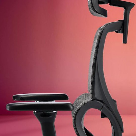 Καρέκλα Γραφείου με Μπράτσα Officepal Μαύρη Sharkoon