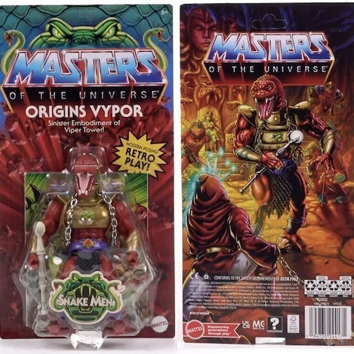 Φιγούρα Δράσης Masters of the Universe Masters Of The Universe: Origins - Snake Men: Vypor 14εκ.