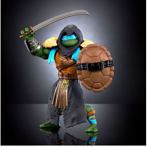 Motu X Tmnt Turtles Grayskull Action Figure Stealth Armor Leonardo 14 Cm