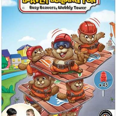 Επιτραπέζιο Παιχνίδι Beaver Building Fun για 2-4 Παίκτες 6+ Ετών (EN) Mattel