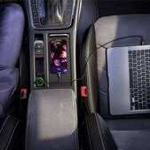 Goobay Φορτιστής Αυτοκινήτου 45W με Θύρες: 1xUSB 1xType-C Μαύρος