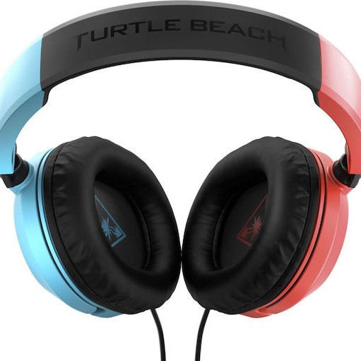 Turtle Beach Recon 50N Over Ear Gaming Headset με σύνδεση 3.5mm Red / Blue