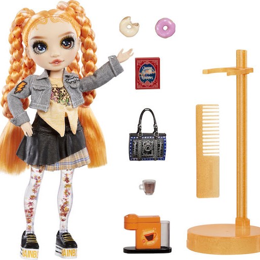 Mga Rainbow Highsparkle & Shine Fashion Dolls Clementine Orange