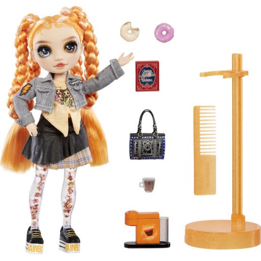 Mga Rainbow Highsparkle & Shine Fashion Dolls Clementine Orange