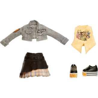 Mga Rainbow Highsparkle & Shine Fashion Dolls Clementine Orange