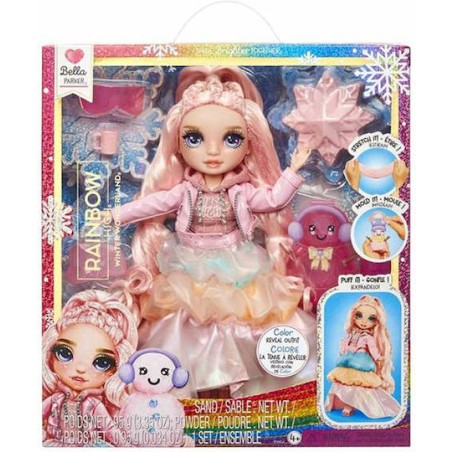 MGA Entertainment Winter Wonderland Doll- Bella (pink) Κούκλα Rainbow High για 4+ Ετών 22εκ.