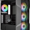 CoolerMaster TD500 MAX Midi Tower Κουτί Υπολογιστή με Πλαϊνό Παράθυρο και RGB Φωτισμό Gun Metal