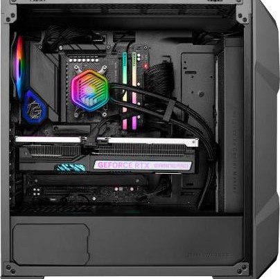 CoolerMaster TD500 MAX Midi Tower Κουτί Υπολογιστή με Πλαϊνό Παράθυρο και RGB Φωτισμό Gun Metal