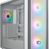 CoolerMaster MasterBox 600 Gaming Midi Tower Κουτί Υπολογιστή με Πλαϊνό Παράθυρο και RGB Φωτισμό Λευκό