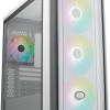 CoolerMaster MasterBox 600 Gaming Midi Tower Κουτί Υπολογιστή με Πλαϊνό Παράθυρο και RGB Φωτισμό Λευκό