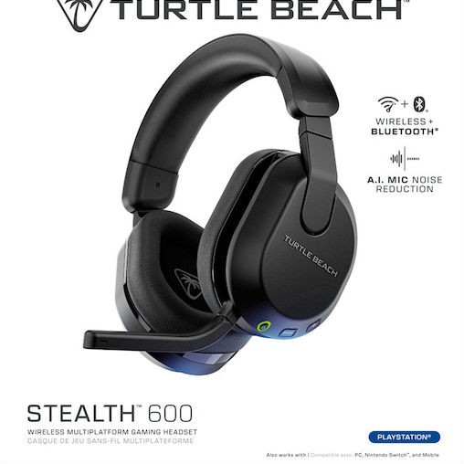 Turtle Beach Stealth 600 (Gen 3) Ασύρματο Over Ear Gaming Headset με σύνδεση Bluetooth