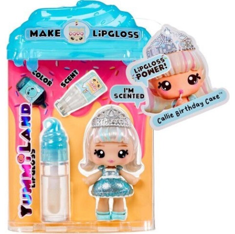 MGA Entertainment Παιχνίδι Μινιατούρα Yummiland Lipgloss Callie Birthday Cake για 3+ Ετών