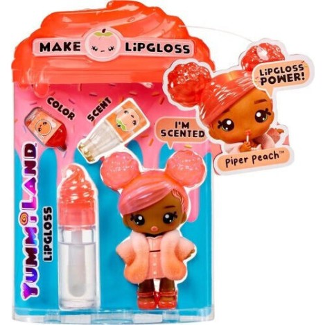 MGA Entertainment Παιχνίδι Μινιατούρα Yummiland Lipgloss Pia Peach Lol Surprise Πορτοκαλί