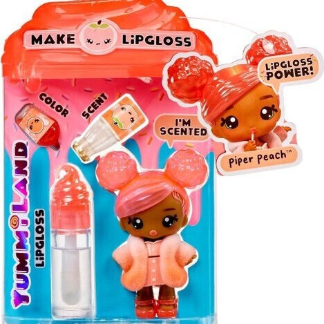MGA Entertainment Παιχνίδι Μινιατούρα Yummiland Lipgloss Pia Peach Lol Surprise Πορτοκαλί