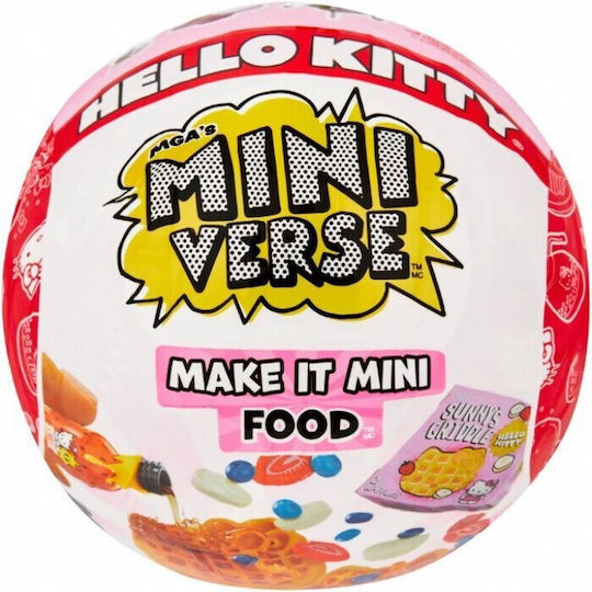 MGA Entertainment Παιχνίδι Μινιατούρα Miniverse Food Make It Mini Hello Kitty για 8+ Ετών (Διάφορα Σχέδια) 1τμχ