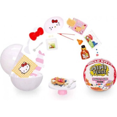 MGA Entertainment Παιχνίδι Μινιατούρα Miniverse Food Make It Mini Hello Kitty για 8+ Ετών (Διάφορα Σχέδια) 1τμχ