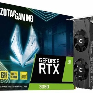 Zotac GeForce RTX 3050 6GB GDDR6 LP Κάρτα Γραφικών