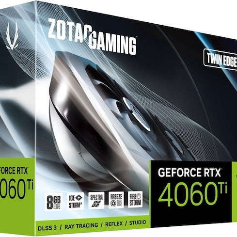 Zotac GeForce RTX 4060 Ti 8GB GDDR6 Twin Edge Κάρτα Γραφικών