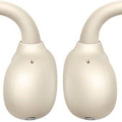 Huawei FreeClip Earbud Bluetooth Handsfree Ακουστικά με Αντοχή στον Ιδρώτα και Θήκη Φόρτισης Μπεζ