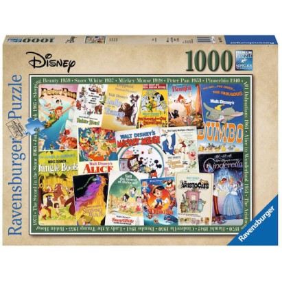 Disney Movie Posters Puzzle 2D 1000pcs