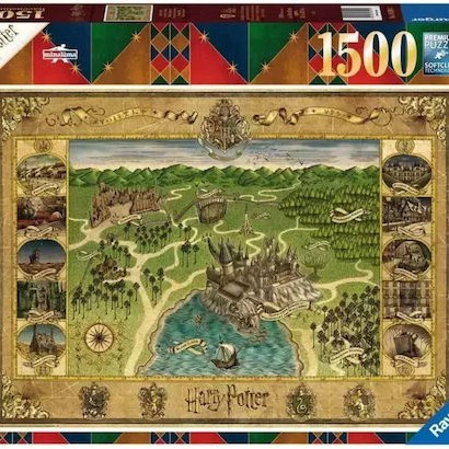 Ravensburger Puzzle 120007203 Harry Potter Hogwarts Map 1500 Pieces