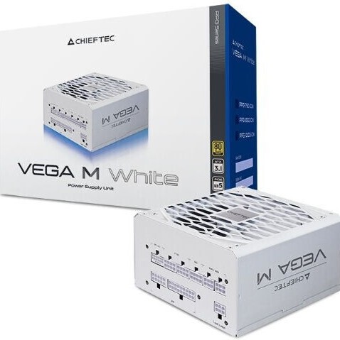 Chieftec VEGA M 1000W Λευκό Τροφοδοτικό Υπολογιστή Full Wired