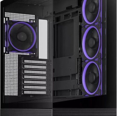 Asus A31 PLUS Gaming Midi Tower Κουτί Υπολογιστή με Πλαϊνό Παράθυρο και ARGB Φωτισμό Μαύρο