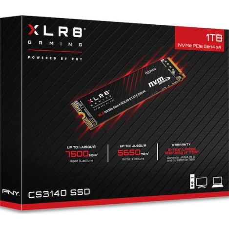 PNY XLR8 CS3140 SSD 1TB M.2 NVMe PCI Express 4.0