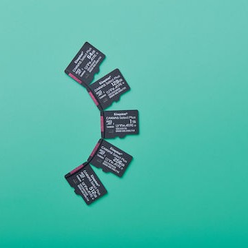 Kingston Canvas Select Plus microSDXC 64GB Class 10 U1 A1 με αντάπτορα