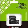 Kingston Canvas Select Plus microSDHC 128GB Class 10 U1 V10 A1 UHS-I με αντάπτορα