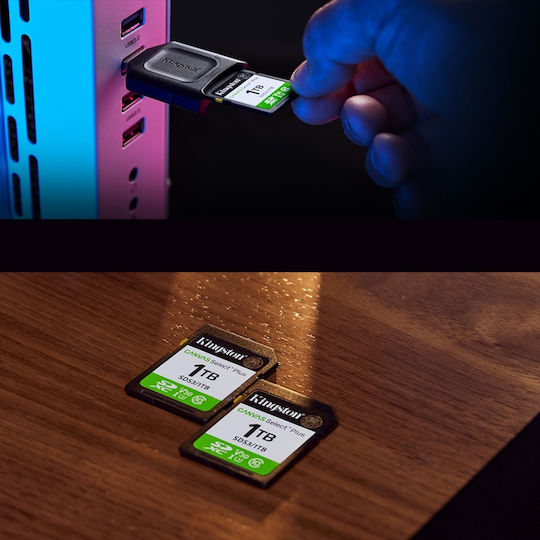 Kingston Canvas Select Plus microSDHC 256GB Class 10 UHS-I με αντάπτορα