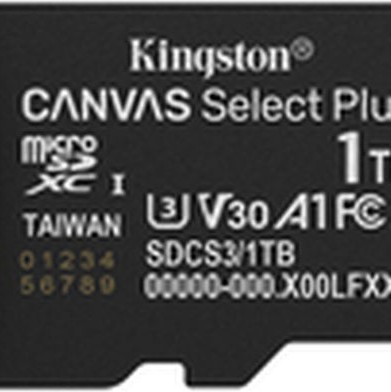 Kingston Canvas Select Plus microSDXC 1.0TB Class 10 U3 με αντάπτορα
