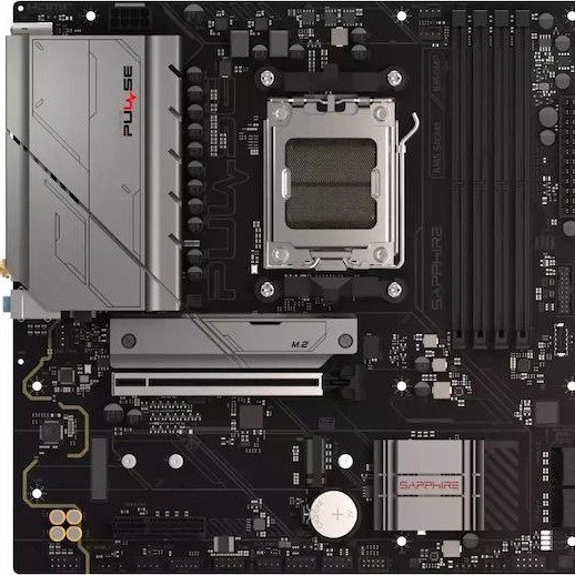 Sapphire Pulse B850M Wifi Motherboard Micro ATX με AMD AM5 Socket 52123-04-40G