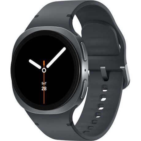 Samsung Galaxy Watch8 Aluminium 40mm Αδιάβροχο με Παλμογράφο (Dark Gray)