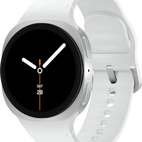 Samsung Galaxy Watch8 Aluminium 40mm Αδιάβροχο με Παλμογράφο (Ασημί)