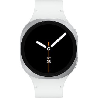 Samsung Galaxy Watch8 Aluminium 40mm Αδιάβροχο με Παλμογράφο (Ασημί)