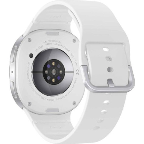 Samsung Galaxy Watch8 LTE Aluminium 40mm Αδιάβροχο με eSIM και Παλμογράφο (Ασημί)