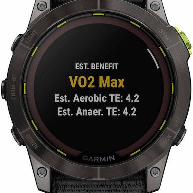 Garmin Enduro 2 Solar Titanium 51mm Αδιάβροχο Smartwatch με Παλμογράφο (Grey DLC Titanium with UltraFit Nylon Strap)