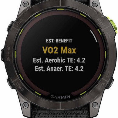 Garmin Enduro 2 Solar Titanium 51mm Αδιάβροχο Smartwatch με Παλμογράφο (Grey DLC Titanium with UltraFit Nylon Strap)