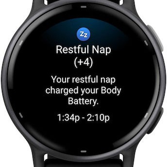 Garmin Vivoactive 5 Aluminium 42mm Αδιάβροχο Smartwatch με Παλμογράφο (Slate Bezel With Black Silicone Band)