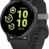 Garmin Vivoactive 5 Aluminium 42mm Αδιάβροχο Smartwatch με Παλμογράφο (Slate Bezel With Black Silicone Band)