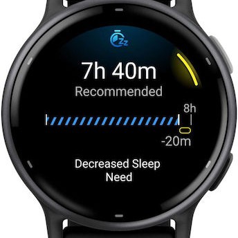 Garmin Vivoactive 5 Aluminium 42mm Αδιάβροχο Smartwatch με Παλμογράφο (Slate Bezel With Black Silicone Band)
